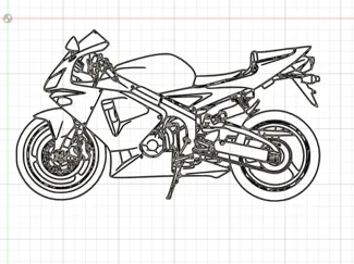 Wallart Honda CBR 600rr 2004 PC37