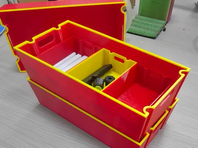 Small Parts Storage Box (Three-in-one)