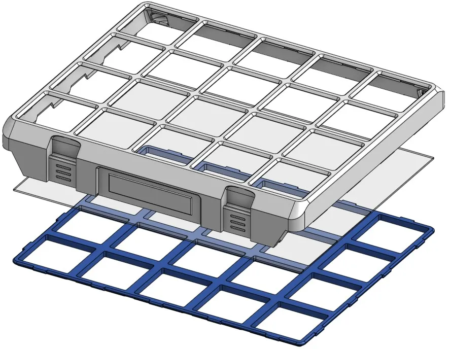 Modern Gridfinity Case - Snap-in Window, and more! - Free 3D Print ...