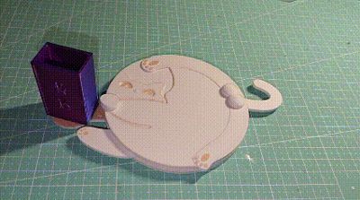 Mischievous Kitten Lucky Coaster