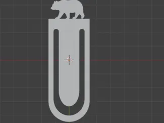 Bear bookmark