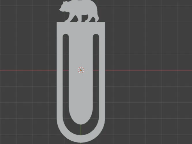 Bear bookmark