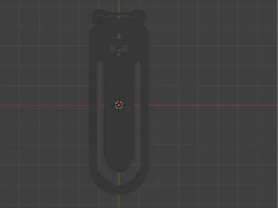 Angry bear bookmark v2