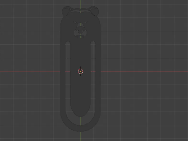 Angry bear bookmark v2