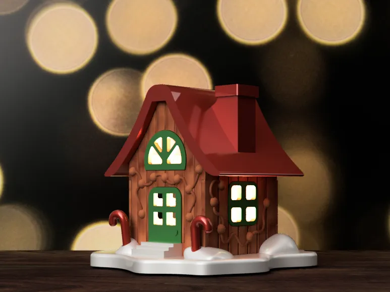 Tealight  Christmas House