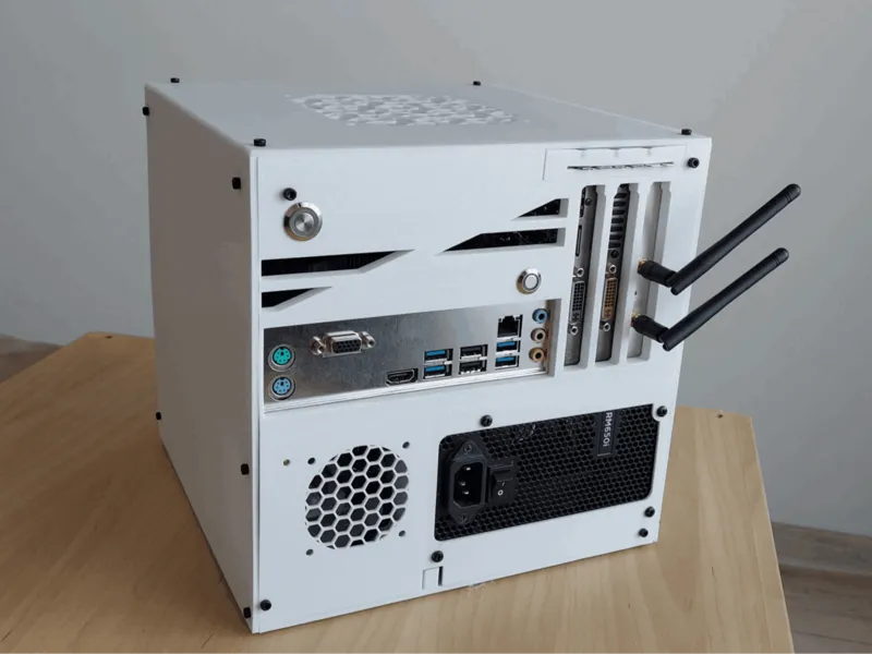 Small 3D printed case for ATX PSU