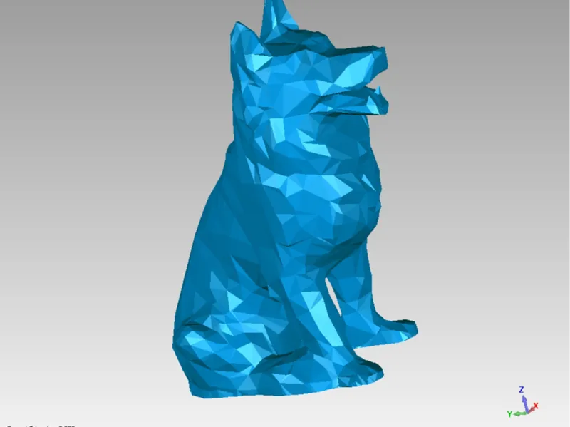 wolf low poly