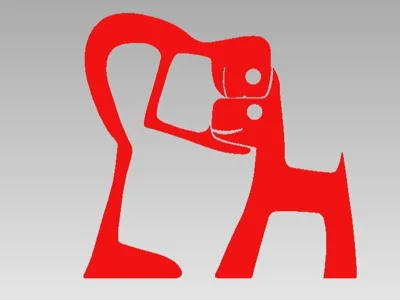 human and dog