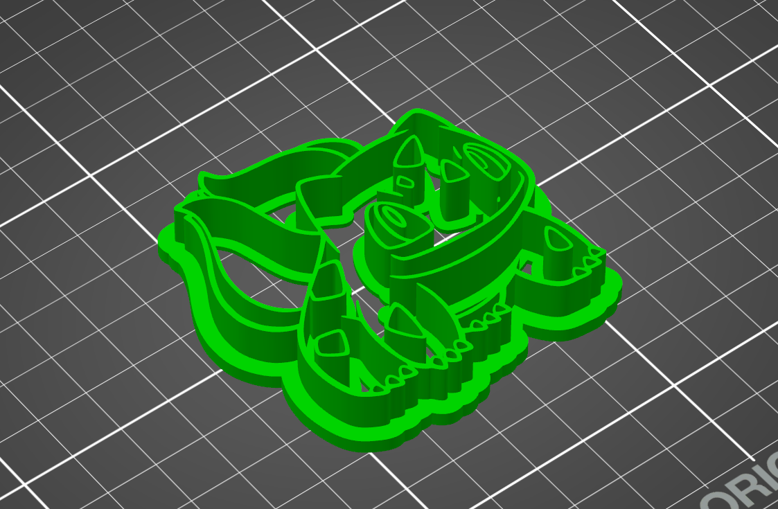 Bulbasaur cookie cutter