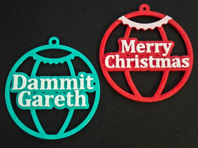 Easy-Peasy Christmas Ornament