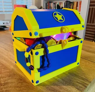 Treasure Chest with Secret Compartment