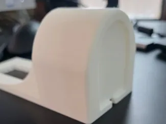 AC outlet w/larger toothbrush charger shelf