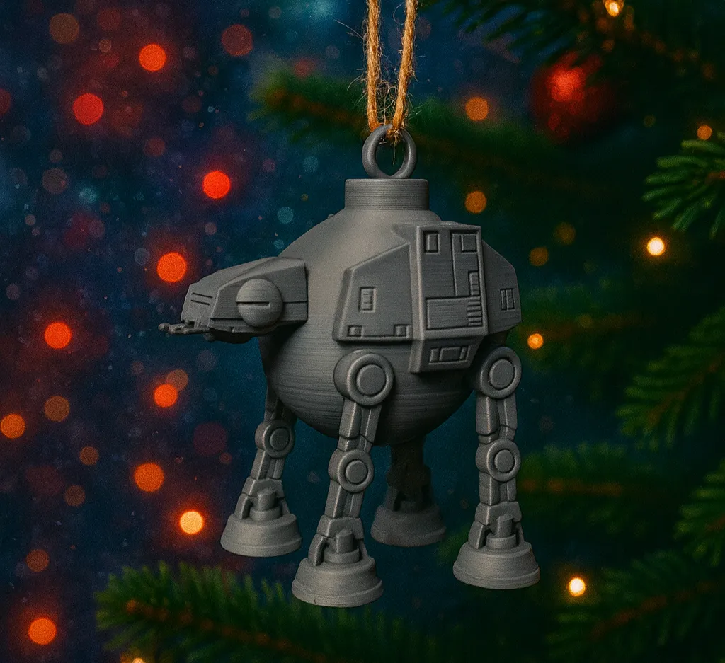 C3PO Christmas Bauble * No AMS - Free 3D Print Model - MakerWorld