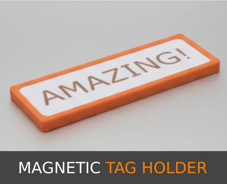 Magnetic Tag Holder