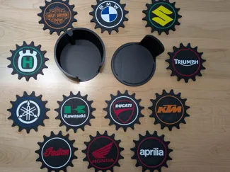 Motorcycle Coasters