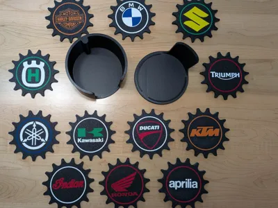 Motorcycle Coasters