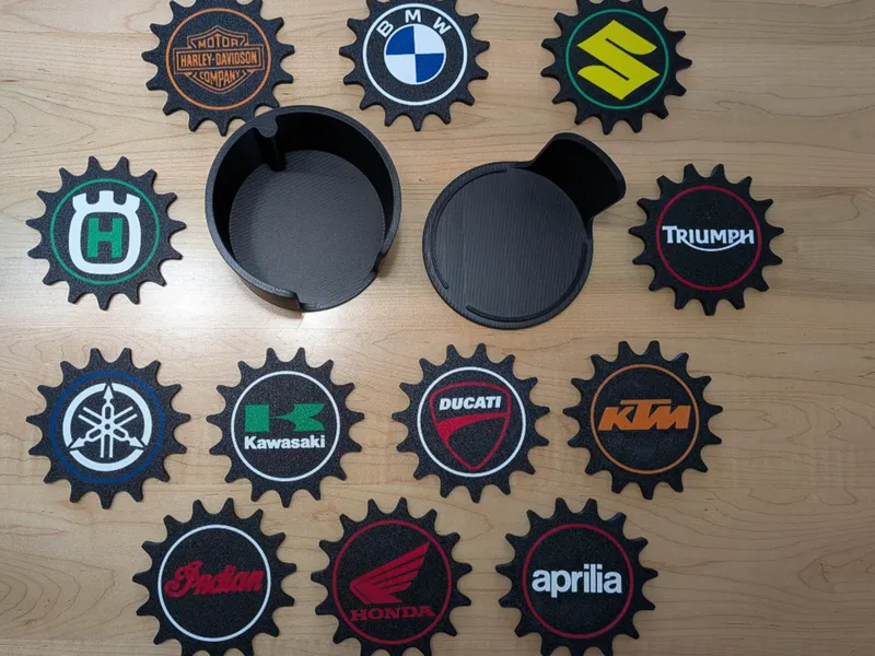 Motorcycle Coasters