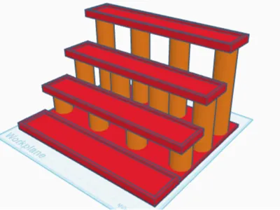 a stand for cologne or any objects 