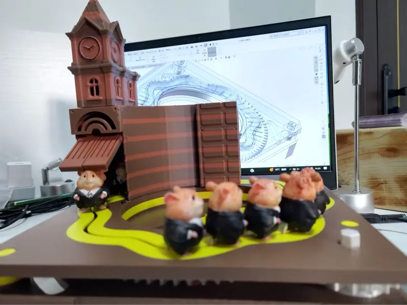 放学的小仓鼠们