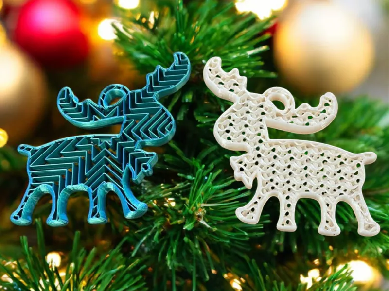 Reindeer Christmas tree decoration