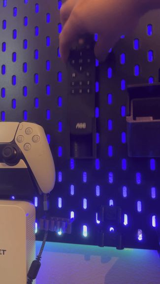 Aoc remote controller holder for IKEA SKADIS