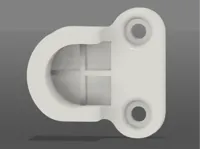 Support de tringle 25 mm pour dressing — photo 1