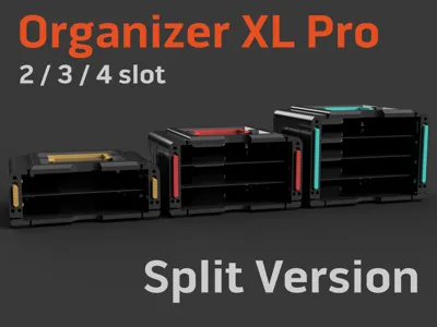 Organizer Box XL Pro 2-3 Slot Holder Split Version