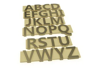 Harley Quinn Suicide Squad - Necklace letter set
