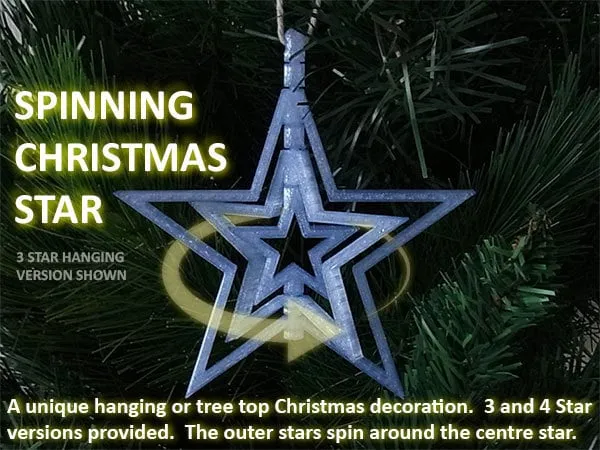 Spinning Christmas Star