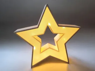 Christmas shining star