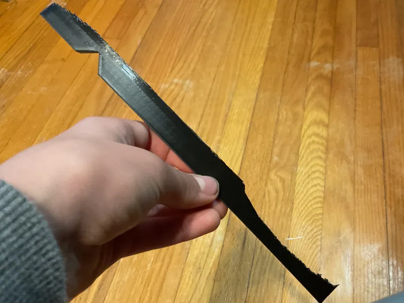Deltarune black knife (roaring knights sword)