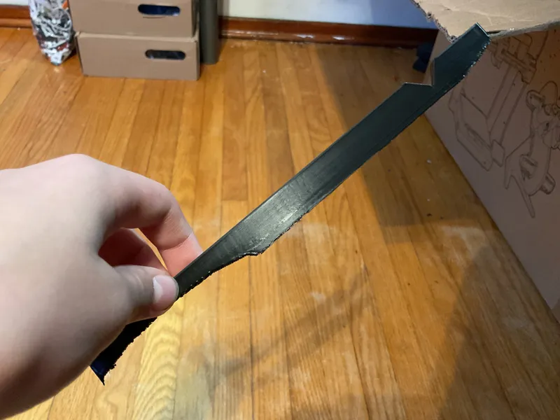 Deltarne black knife (roaring knights sword)