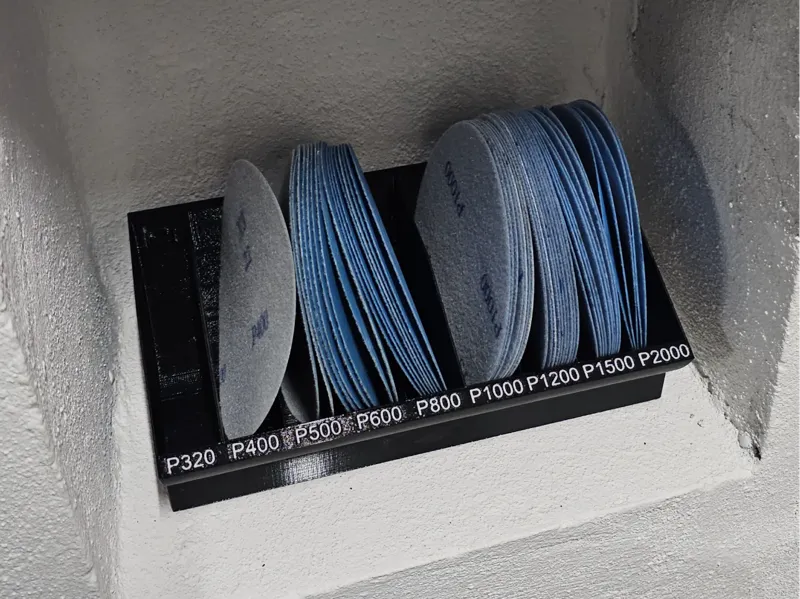 125mm Sanding disc holder from P320 to P2000