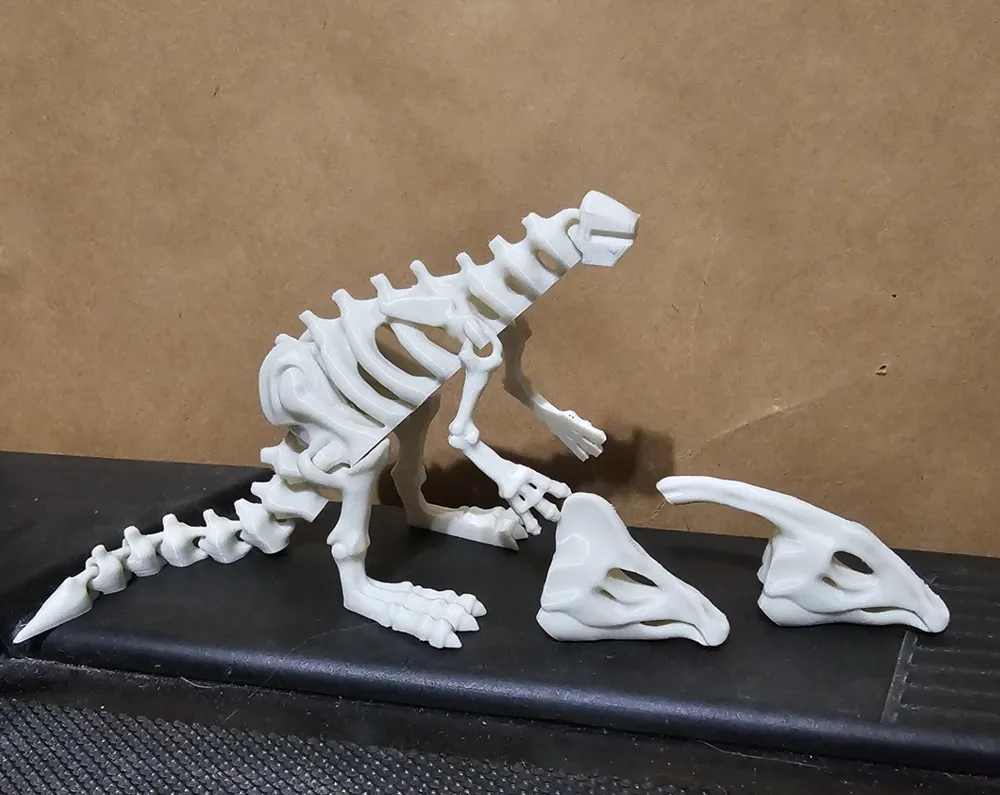 Articulated dinosaur skeleton - Free 3D Print Model - MakerWorld