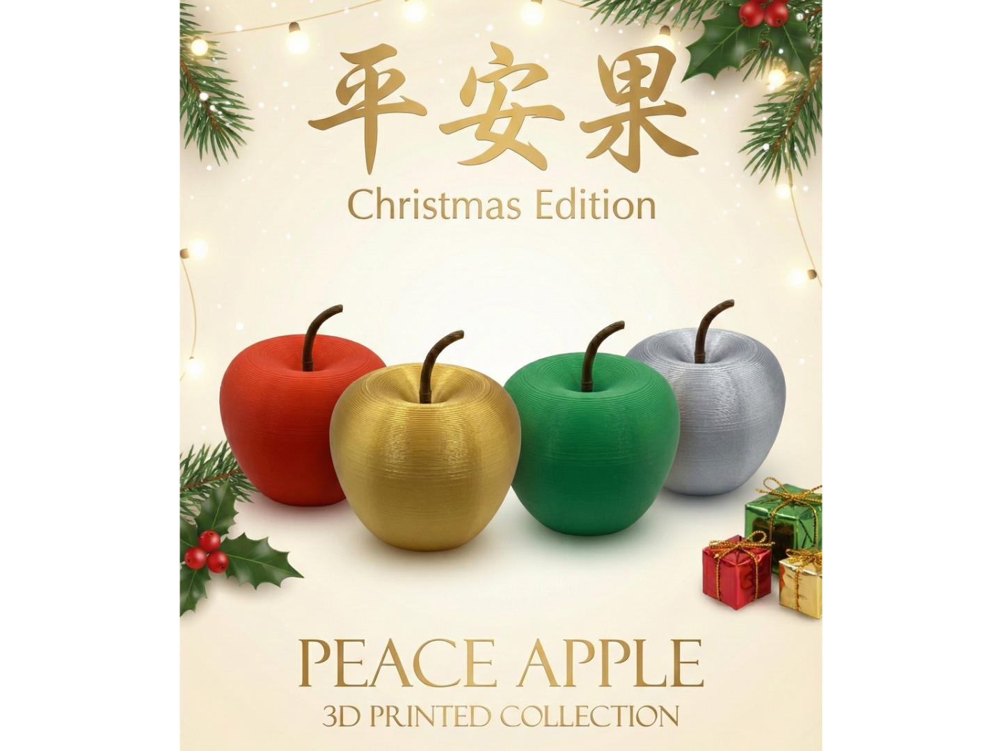 圣诞平安果Christmas Peace Apple - Gift Box & Decoration
