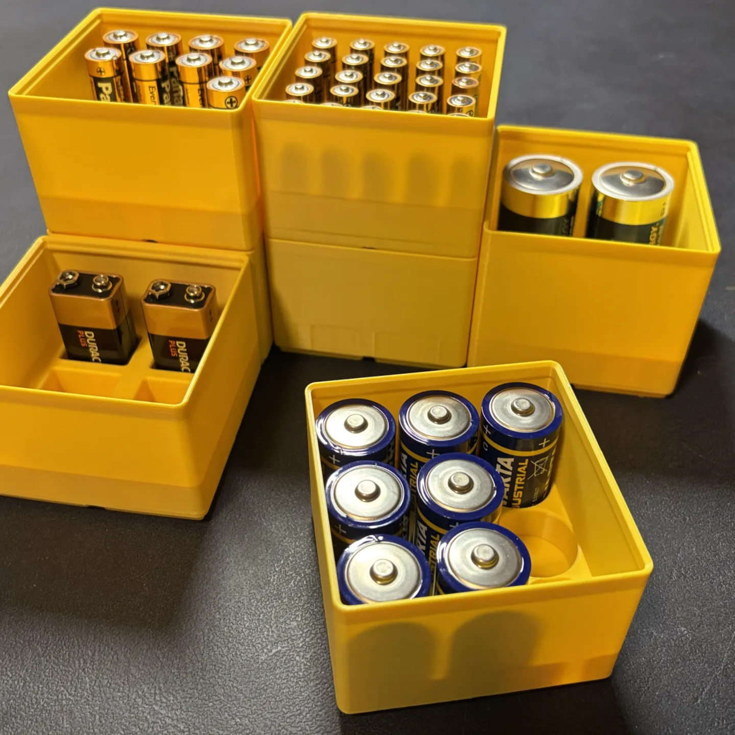 Gridfinity Battery Bins