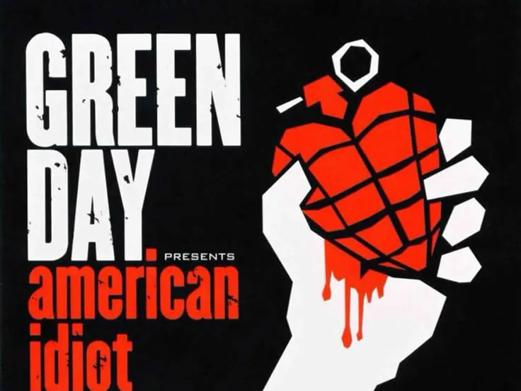 American Idiot - Green Day album cover hueforge