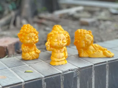 In heaven and on earth, I alone am the honored Buddha Cat