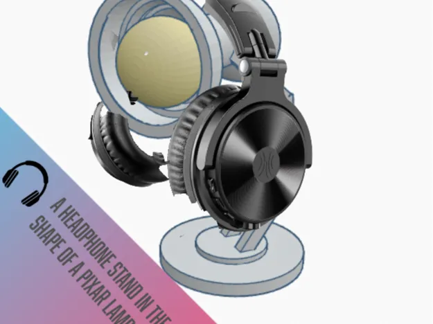 pixar lamp headphone stand