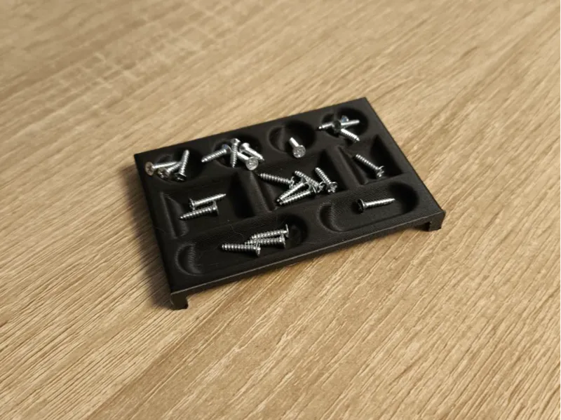 small parts or screws small organizer tray