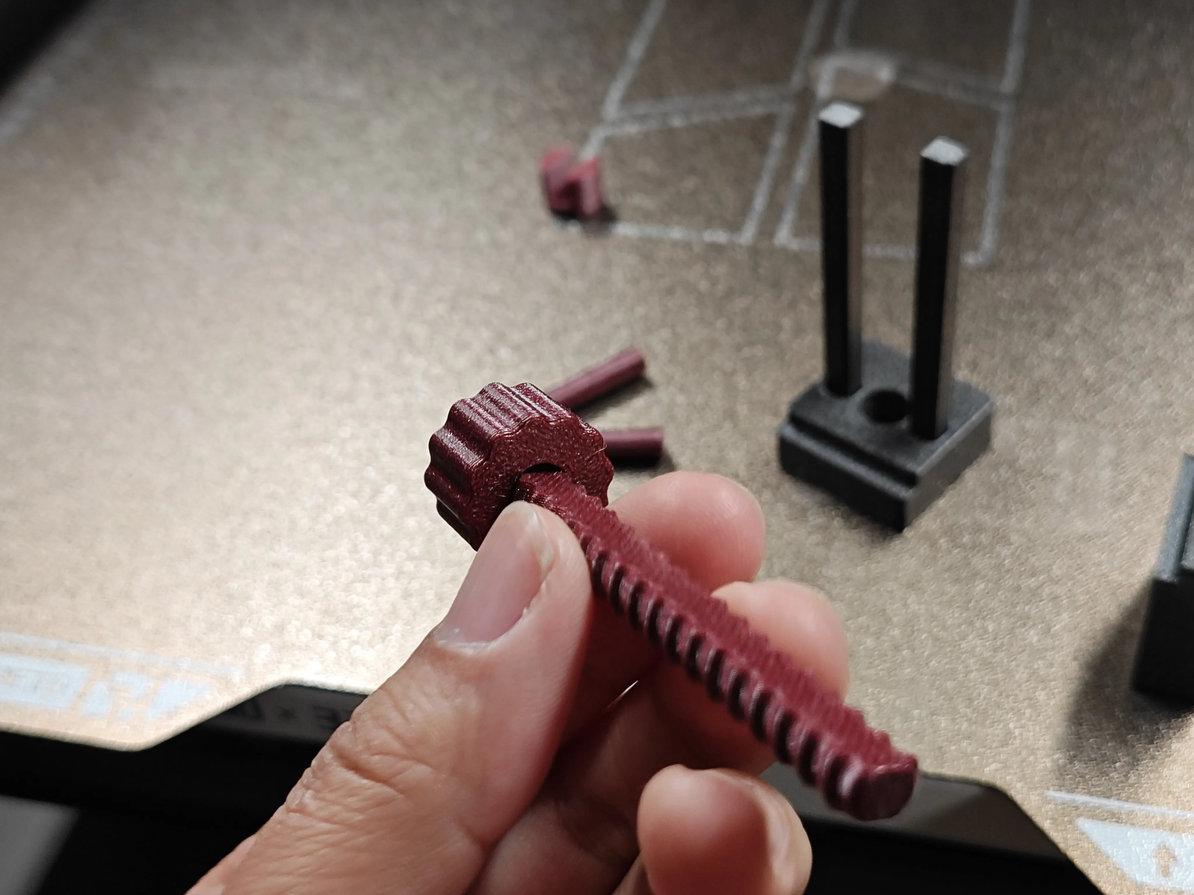 mini vise fully 3D Printed optional metal spring - Free 3D Print Model ...