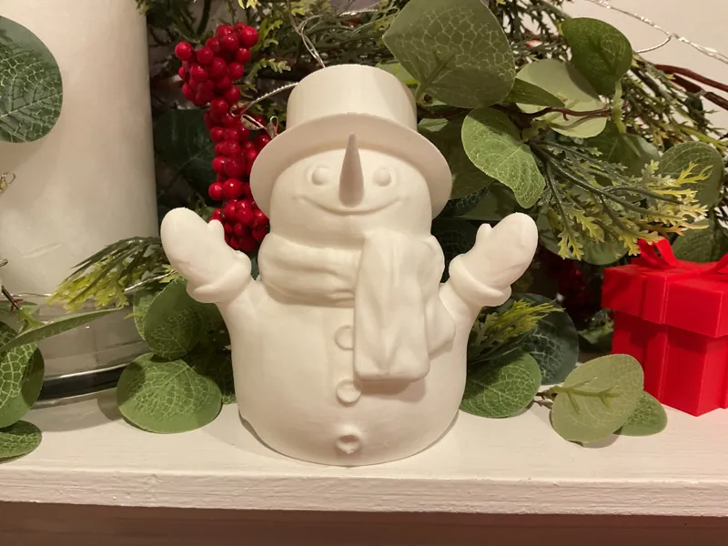 3D Snowman Decor