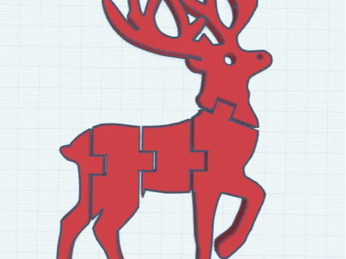 Flexi Chrismas Reindeer
