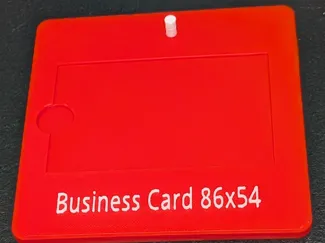 Business Card Jig for XTool F1 and F2