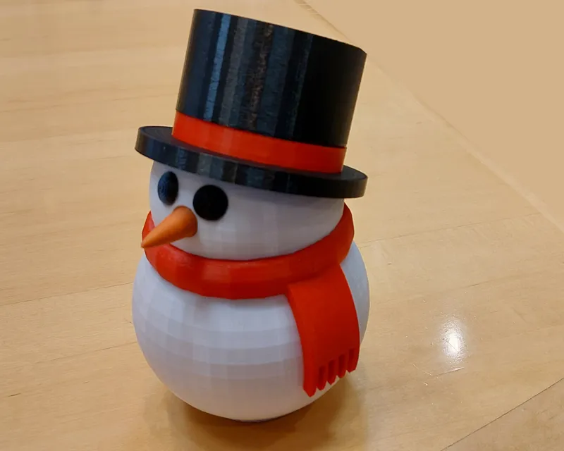 Snowman candy dish