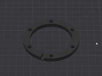 Spacer QR 70mm passage cable usb to GX16