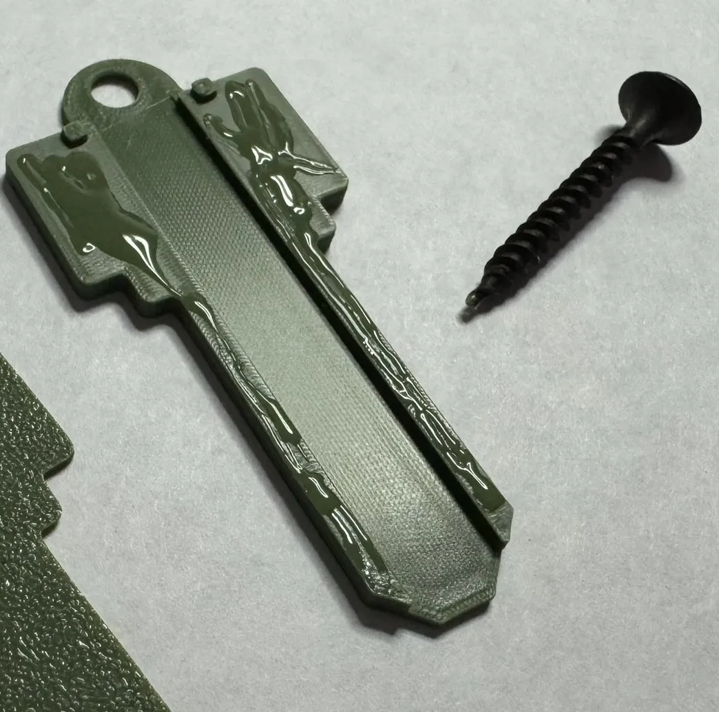 The Quick Cut Key - Handy Keychain Box Cutter - Free 3D Print Model ...
