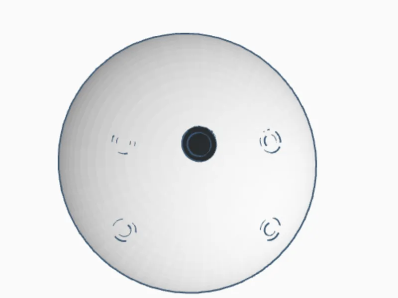 Robot Eye Camera Holder