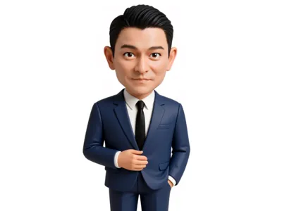 Andy Lau - Andy Cartoon Figurine Ornament