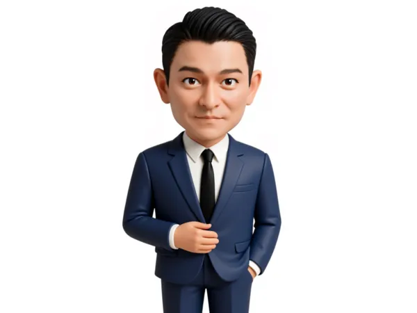 Figurine cartoon d'Andy Lau